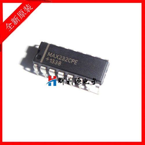 MAX232CPE MAX232CPE+ DIP16 RS-232接口 IC芯片 全新进口原装