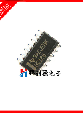 原装进口 74HC126 74HC126D SN74HC126DR SOP14 逻辑芯片 全新