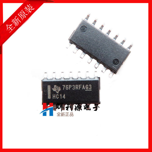 全新进口原装 74HC14D 贴片SOP-14 SN74HC14DR 六反相器 逻辑芯片