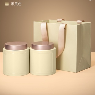 高档茶叶包装精品六堡茶叶罐金骏眉红茶绿茶花茶通用密封罐空铁罐