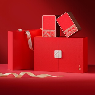 高档茶叶包装盒空礼盒岩茶红茶铁观音金骏眉大红袍半斤装空盒通用