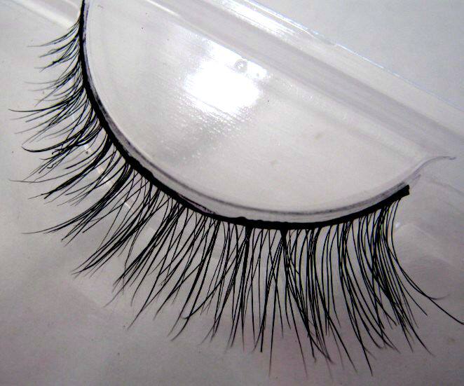 外贸出口黑色马毛假睫毛交叉自然凌乱宛如天生953短款一副包邮M13