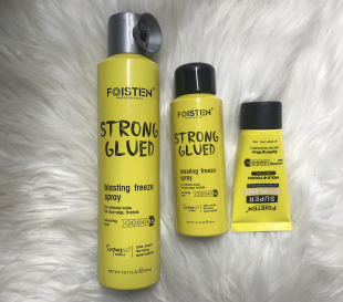 Strong glued forl lace wigs frontals blasting freeze spray