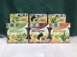 African Edge Control Hair Gel Keratin With Vitamin B 64g New