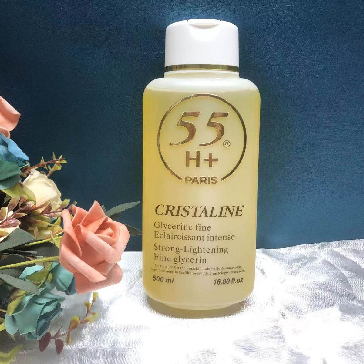 55H+ Paris laboratoire pharmaplus CRISTALINE 500ML