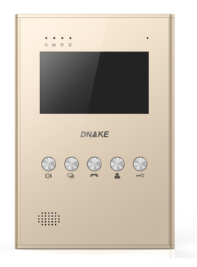 狄耐克可视对讲AB-6A-508M-I9-43-S彩色室内门铃DNAKE原装正品