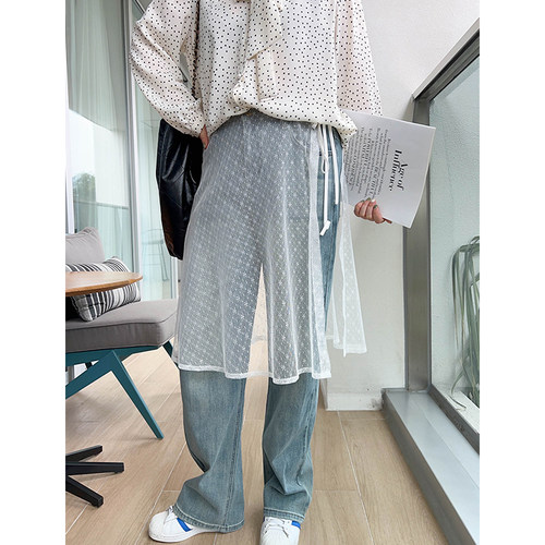 屁帘时髦混搭少女一片式绑带