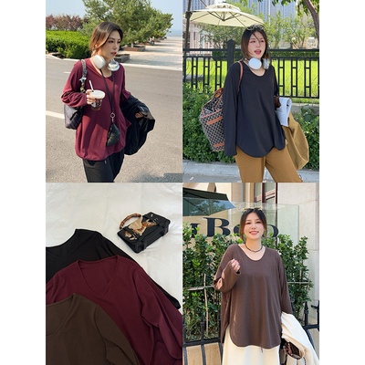 t恤闲百搭经典显瘦华夫格