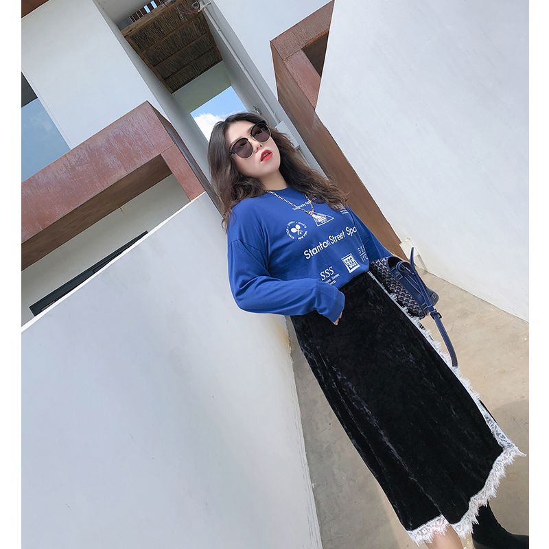 vogana戛纳家大码女装全棉t恤