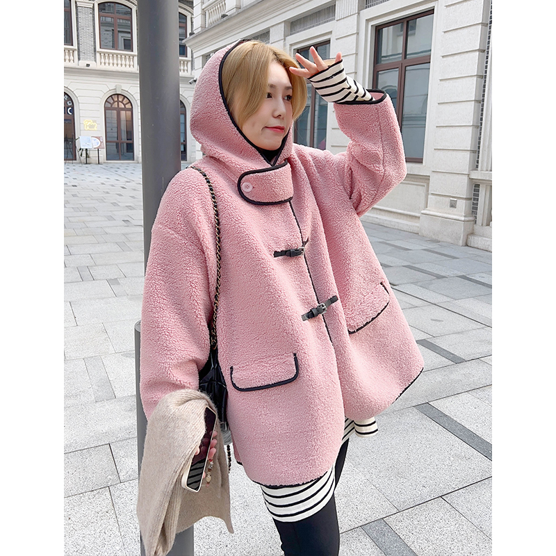 外套加厚保暖减龄羊羔毛