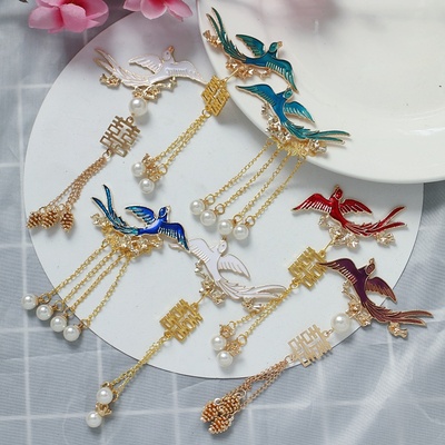 栗子家喜鹊DIY手工喜字流苏