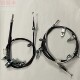 适配厦门金龙凯锐浩克客车配件 后轮手刹线 凯锐手刹线前手刹拉线