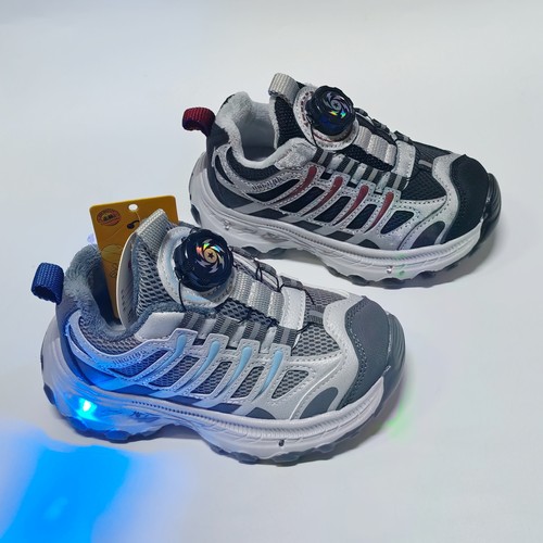 2026秋冬季新款二棉鞋小童闪灯28-32大童33-38无灯防滑保暖运动鞋
