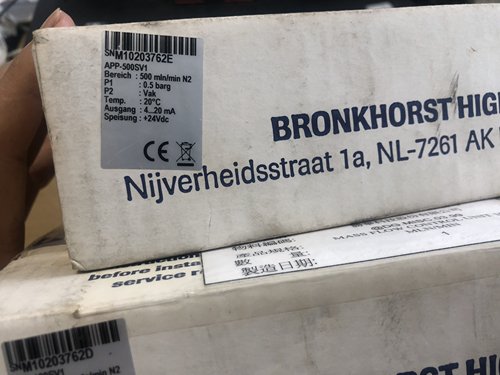 Bronkhorst 流量计  APP-500SV1  ； APP-100SV1 全新原包装现货