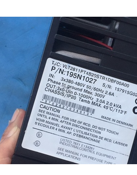 丹佛斯195N1027； VLT2811PT4B20STR1DBF00A00 实物拍摄