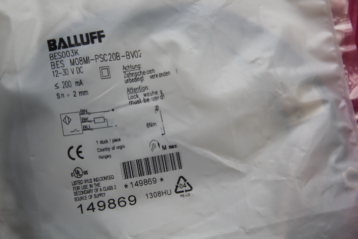 BALLUFF  BES003K  BES M08MI-PSC20B-BV02  全新咨询优惠价 机械设备 LED生产及检测设备 原图主图