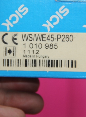 SICK传感器WS/WE45-P260 正品全新原包装现货1010985