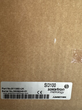 Solartron控制器 SI3100全新包装 AMETEK SI3000 ;911360-UK