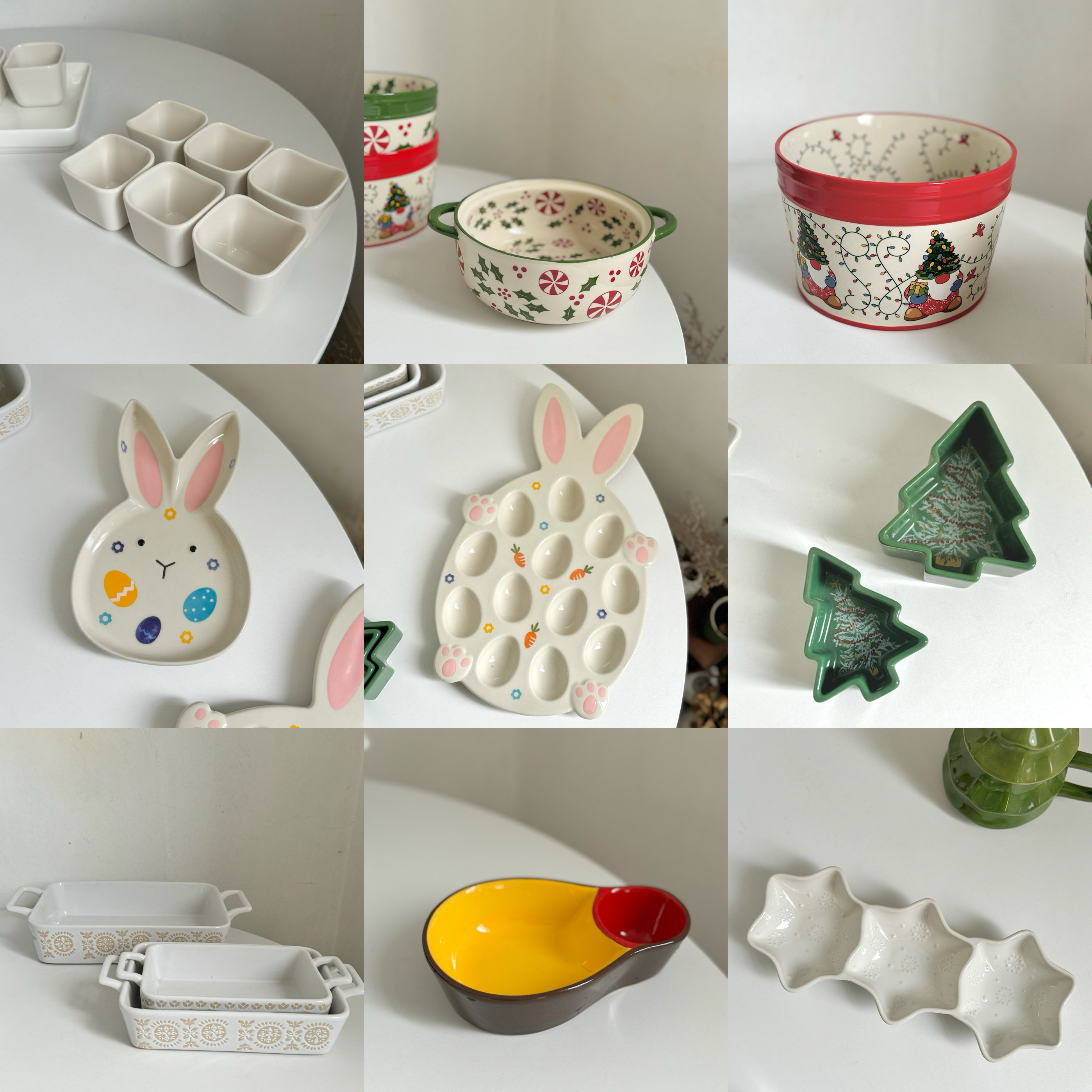 外贸尾货陶瓷家用餐具盘子