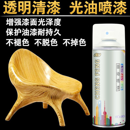 【增亮且保护漆面】透明喷漆光油