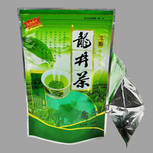 半斤装龙井茶包装袋 装250g 自封口绿茶塑料礼品袋子 批发定做