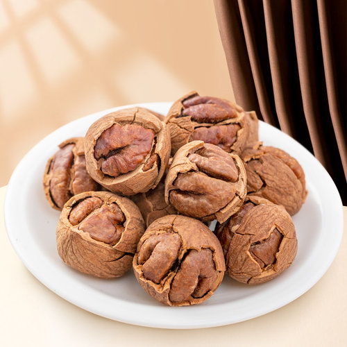 三品客山核桃开口大好剥新货香