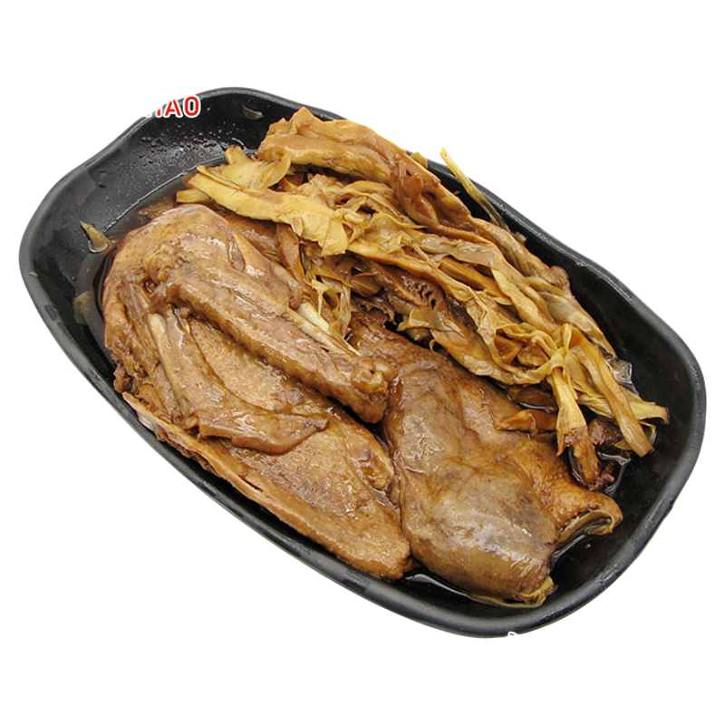 嵊州特产笋干鸭红烧炖鸭肉配笋干鲜香可口熟食笋鸭煲方便菜