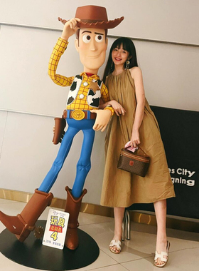 玩具总动员大型手办卡通胡迪巴斯光年雕塑家居客厅潮流装饰大摆件