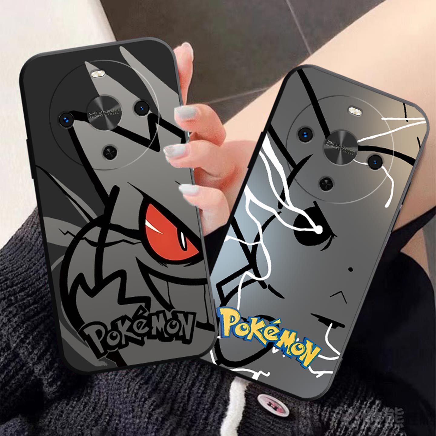 耿鬼适用于华为麦芒30.手机壳全包TYH641M磨砂高级感耐脏防摔软壳皮卡丘保护套卡通搞怪创意男女新款手机套潮