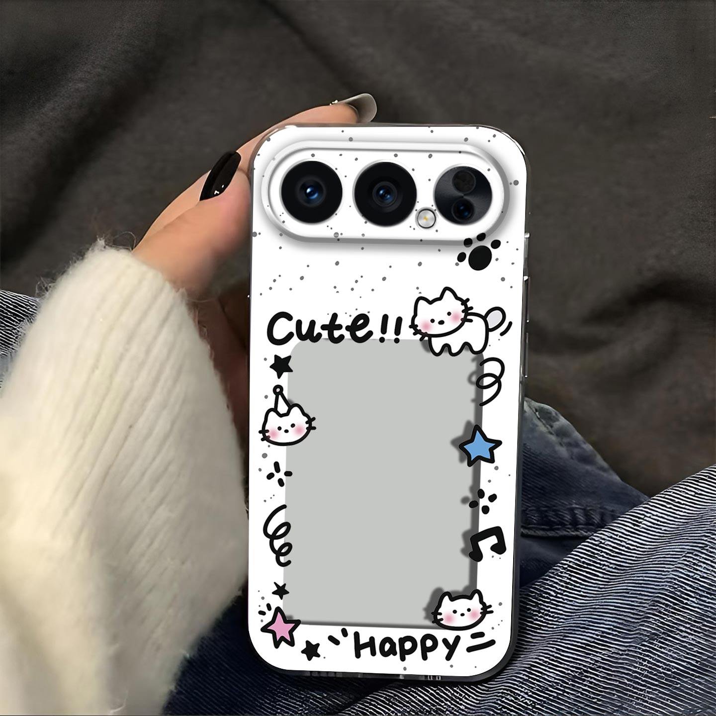 猫抓相框放照片适用荣耀500手机壳荣耀500Pro镜头全包MEY-AN00磨砂防摔软壳高级感保护套MEPAN00女新款手机套