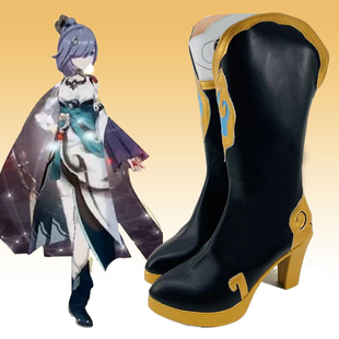 786 崩坏三 云墨丹心 cos鞋cosplay订做漫展二次元定做演出鞋定制