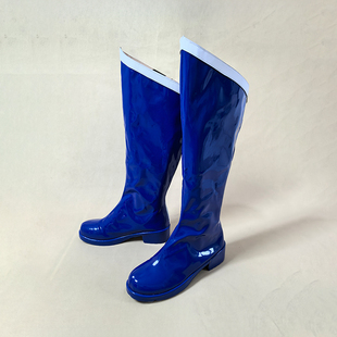 3188 美少女战士水野亚美天蓝色cos鞋来图定制二次元动漫展演出鞋