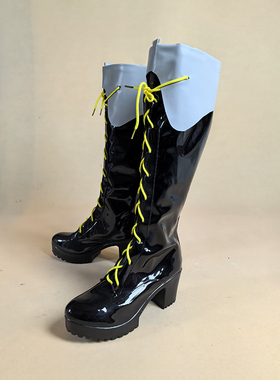 3898 明日方舟笼中歌者-三角初华cos鞋来图定制演出鞋COSPLAY鞋靴