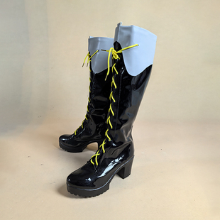 3898 明日方舟笼中歌者-三角初华cos鞋来图定制演出鞋COSPLAY鞋靴