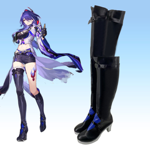 1076 崩坏三 黄泉 cos鞋cosplay鞋来图定制二次元动漫展演出鞋