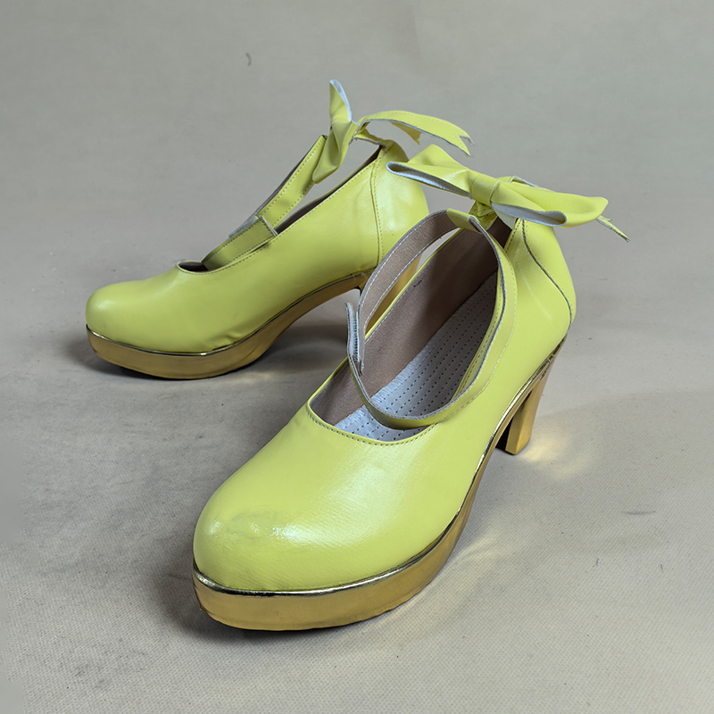 3668魔法少女小圆巴麻美cos鞋二次元演出鞋来图定制Cosplay动漫展