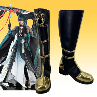 1337 原神帝江撑伞人 魈 cos鞋COSPLAY鞋二次元演出鞋