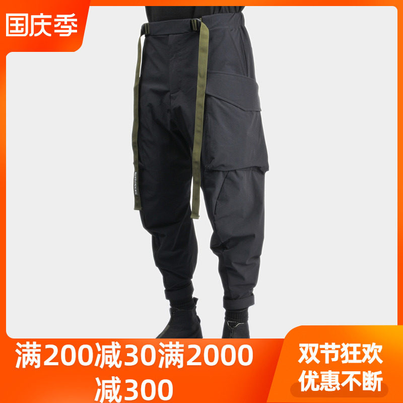 nosucism2017A/W three-dimensional Cut pocket Ribbon City Function waterproof Capris Easyin the Men's clothing, Casual pants  category - from Buy2taobao.com to provide professional Taobao agent buy service