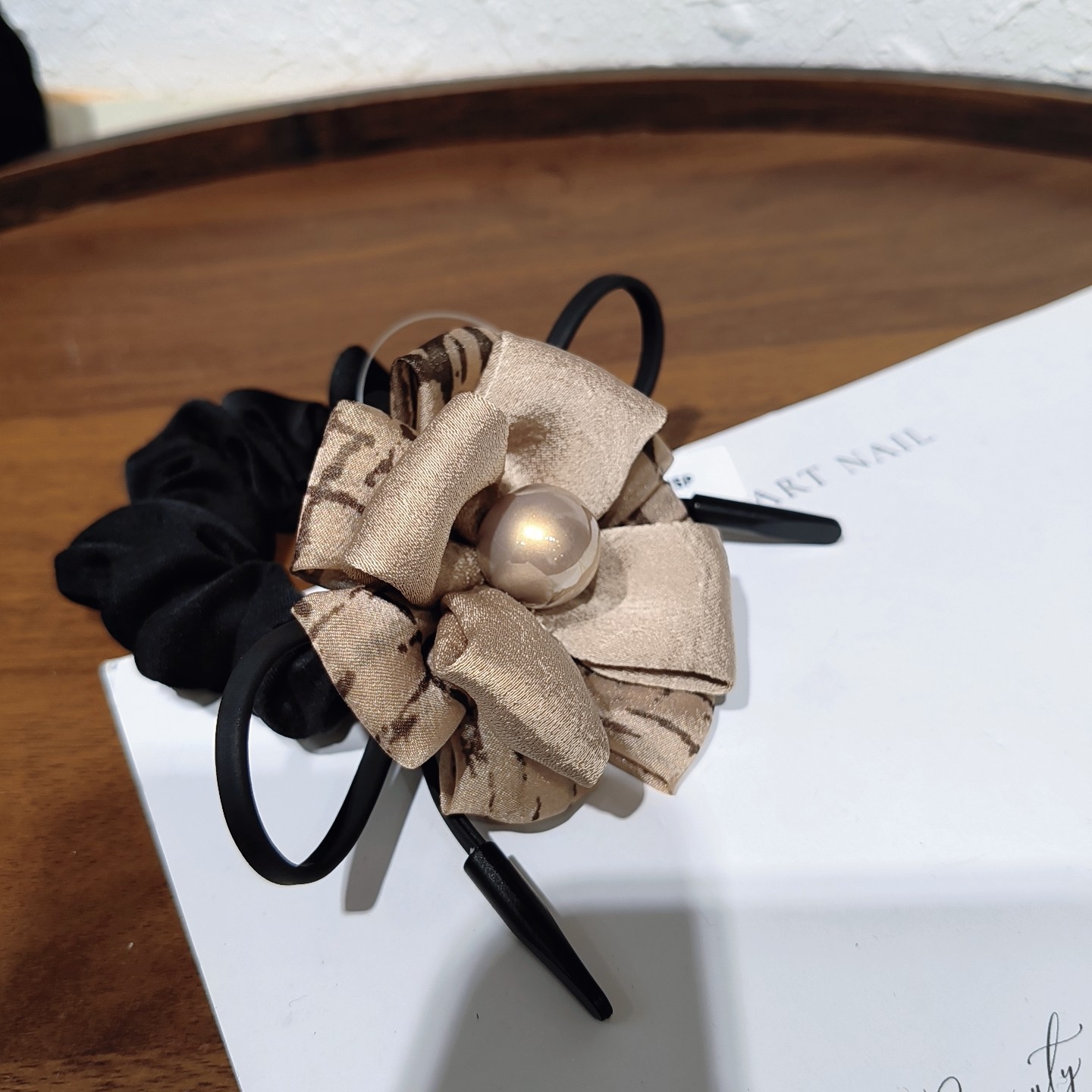 韩范时尚百搭轻奢气质高级感花朵高弹力头绳头扎头饰发扎发饰女