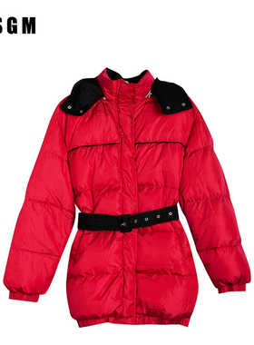 MSGM意大利潮牌保暖中长款羽绒服