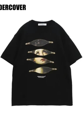 UNDERCOVER复古橙色创意设计感宽松短袖T恤