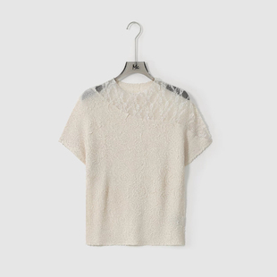 弹力斜裁显瘦时尚 三宅褶法式 百搭休闲上衣MEHS1100 瑰夏少女