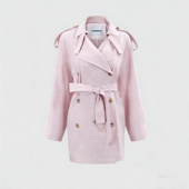 气质双排扣莱赛尔风衣外套 经典 SC24199C 曼彻斯顿 FOREVERCAN