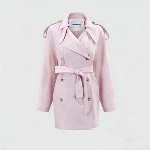 气质双排扣莱赛尔风衣外套 经典 SC24199C 曼彻斯顿 FOREVERCAN