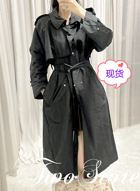 FOREVERCAN“圣彼得堡”复古英伦风长款风衣外套 SC21972