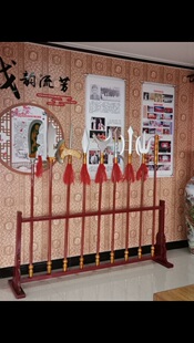 木质十八班般兵器道具全套戏剧舞台表演用品京剧刀枪棍架子摆设