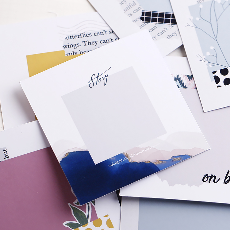 ins风相框 手账盐系小贴纸手帐可爱diy相册可书写对话框边框 13枚