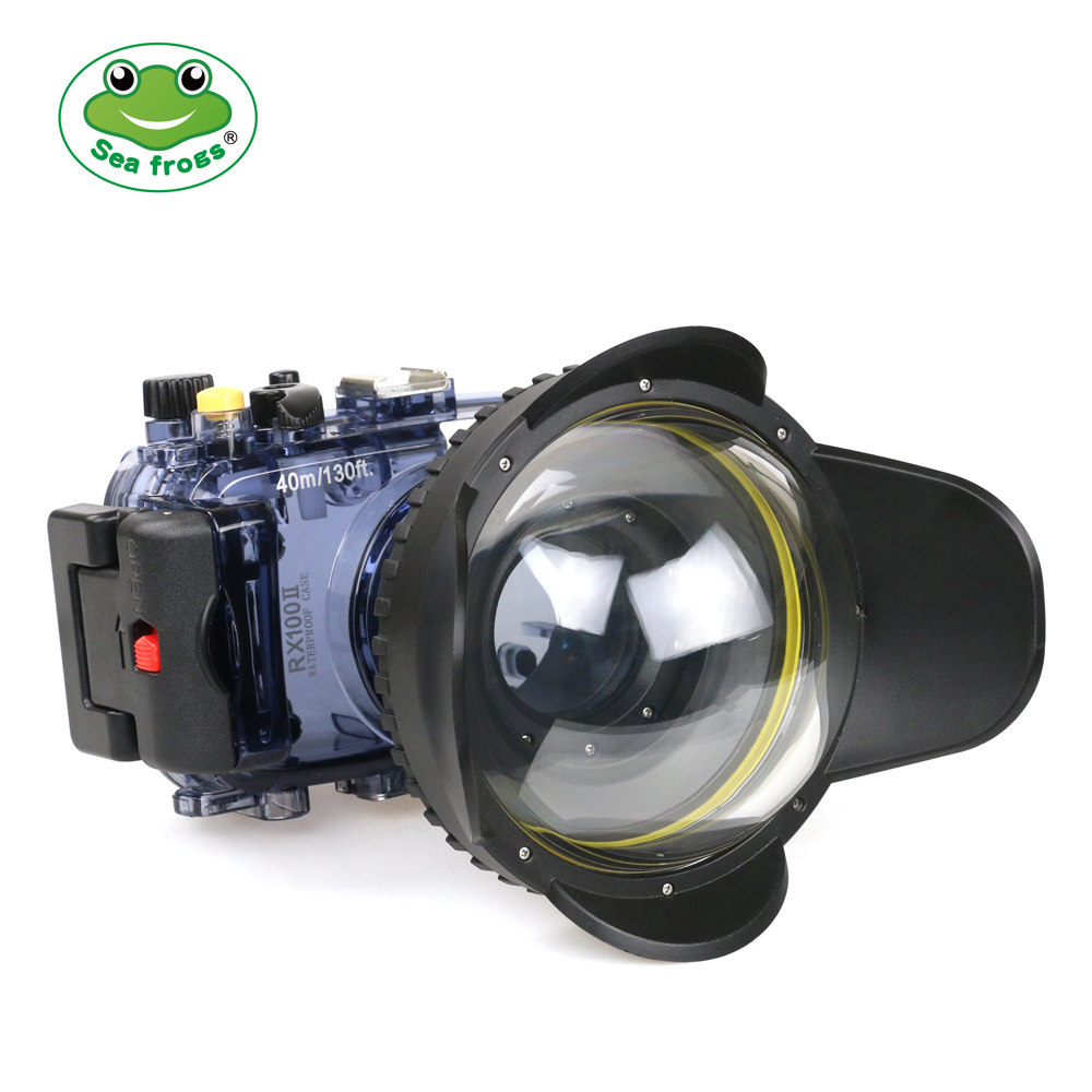 海蛙Seafrogs适用SONY索尼RX100II/III/IV40米水下摄影相机防水壳