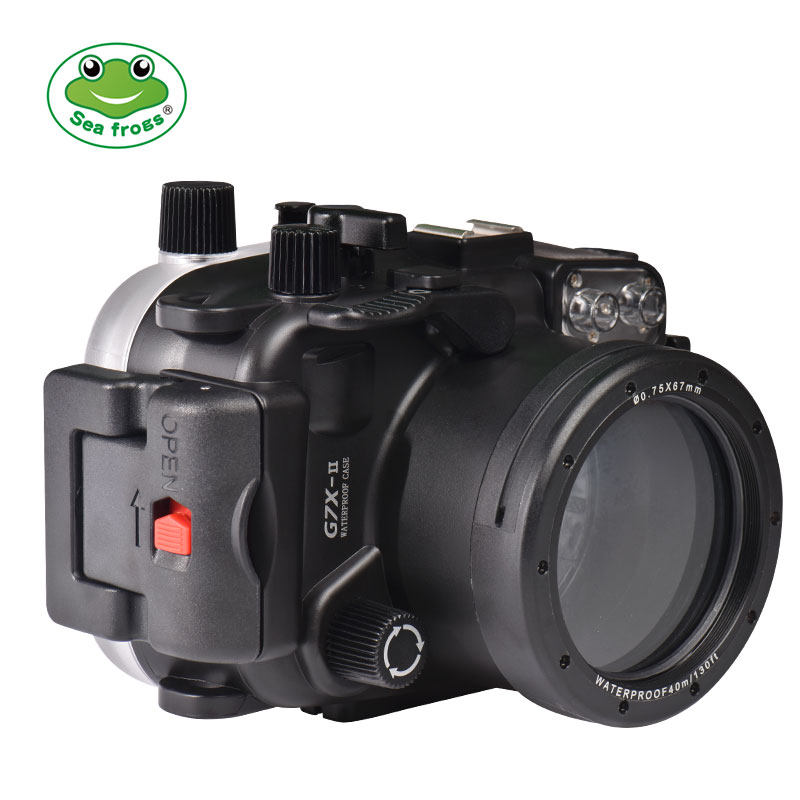海蛙水下拍照摄影相机防水壳佳能G7X II/G9X/G7X III潜水壳防水罩