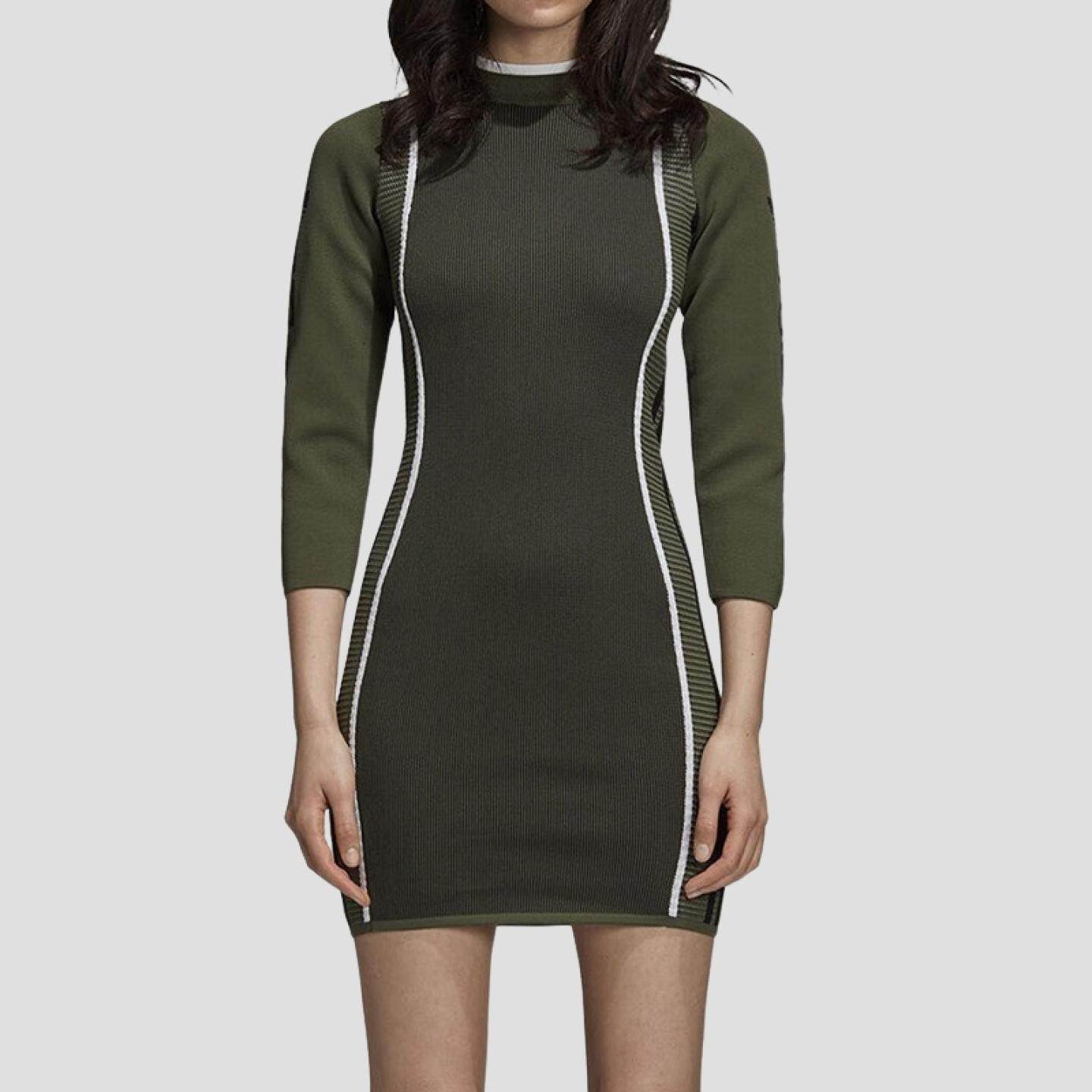 阿迪达斯三叶草2023秋季连衣裙